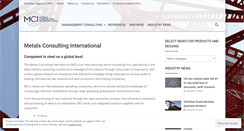 Desktop Screenshot of metals-consulting.com